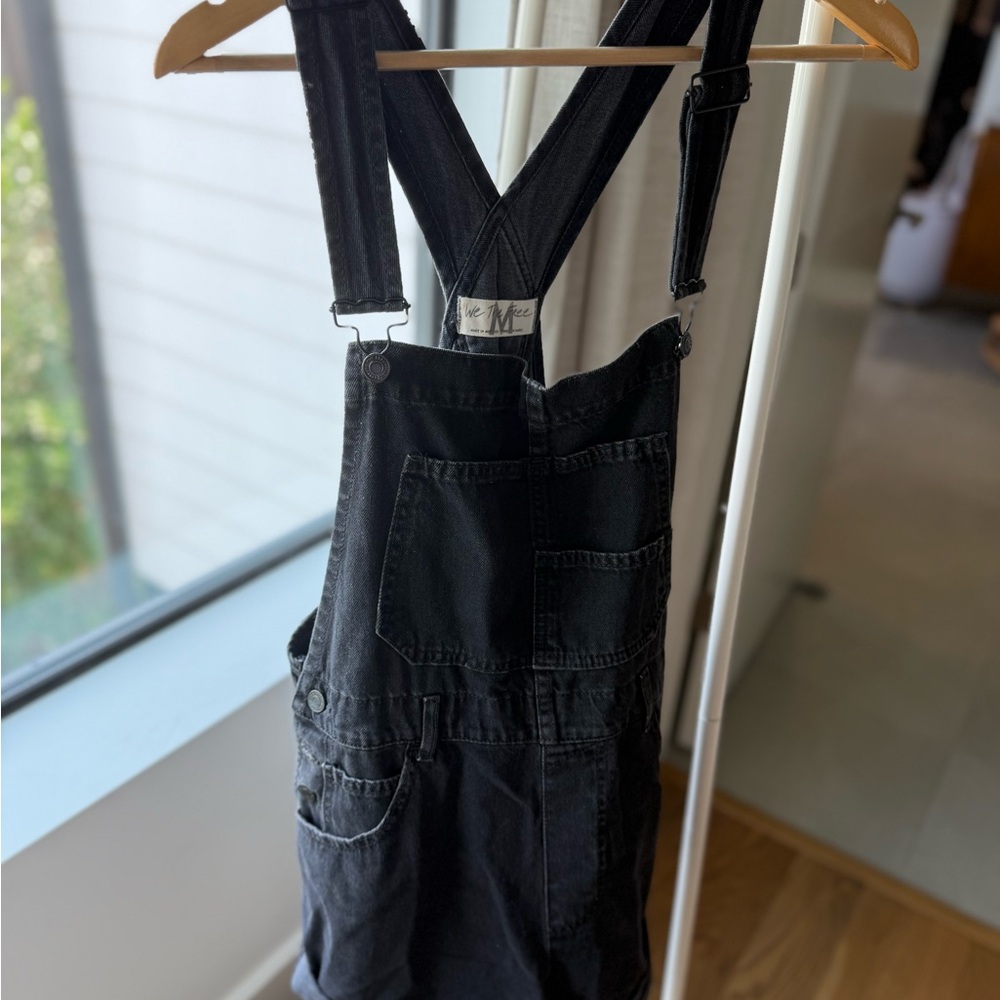 Free People Black Jean Shorts